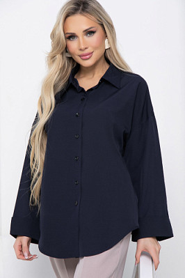 Рубашка "Каталина" (темно-синяя) Б8068