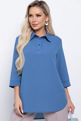 Блуза "Ирэн" Б7222 (голубая)
