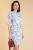 Платье Девушка с обложки (белое, принт цепи) П1353-12